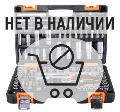 Набор инструментов, 1/2", 1/4", CrV, в кейсе 108 предметов Вихрь