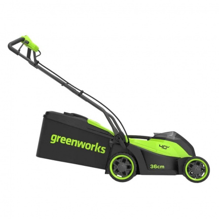 Аккумуляторная газонокосилка Greenworks GD40LM361