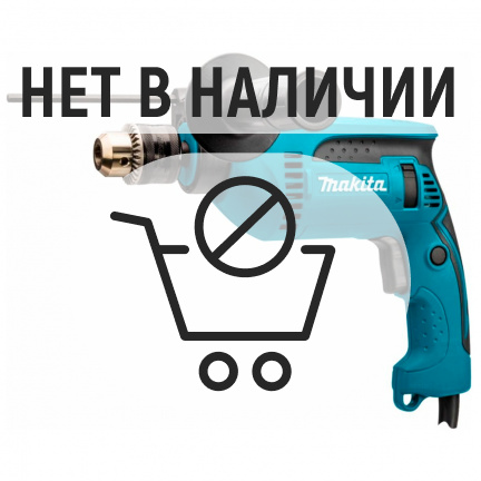 Сетевая дрель Makita HP1640X4 ударная + набор сверл Makita D-46202