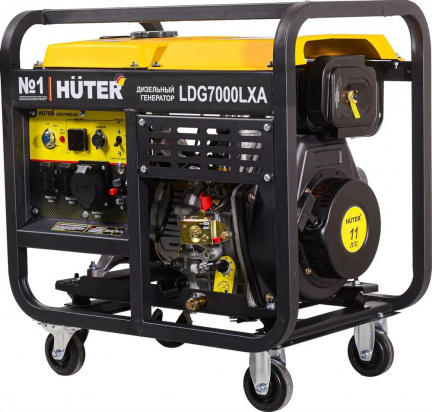 Электрогенератор дизельный LDG 7000LXА Huter