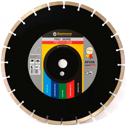 Диск алмазный по асфальту Distar Baumesser Asphalt Pro 1A1RSS/C3-H 400х25.4мм (5026)