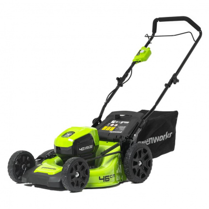 Аккумуляторная газонокосилка Greenworks GD40LM46HP (без акк, без з/у)