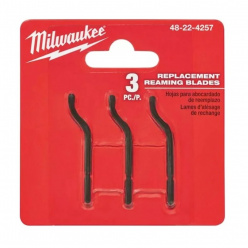 Лезвия сменные для гратоснимателя Milwaukee 3шт (257)