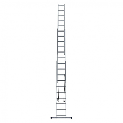 Лестница алюминиевая STAIRS трехсекционная 3x10 ступеней (AL310)