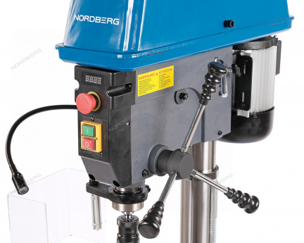 Станок сверлильный (1100Вт, 25мм, вариатор скорости,тиски) NORDBERG ND25111V