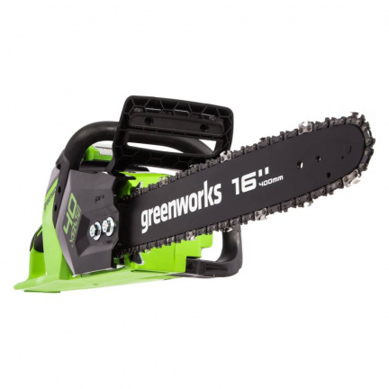 Аккумуляторная цепная пила Greenworks GD40CS18k2 40v