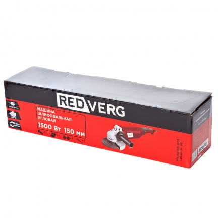 Машина шлифовальная угловая REDVERG RD-AG150-150S