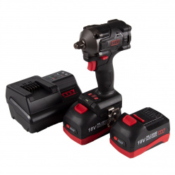 Гайковерт аккумуляторный ударный 1/2", 900 Нм, 18 В, укороченный, 4 предмета, кейс MIGHTY SEVEN DW-4