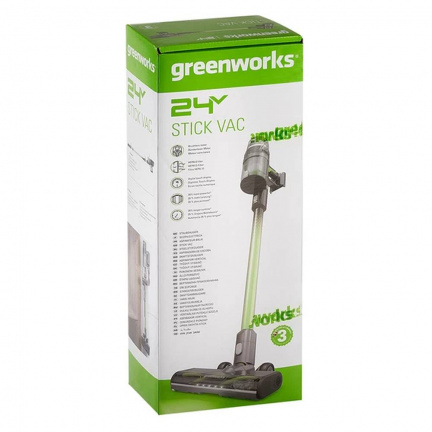 Аккумуляторный пылесос Greenworks GD24SV (без акк, без з/у)