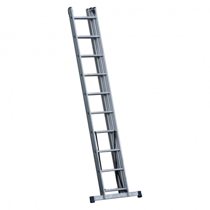 Лестница алюминиевая STAIRS трехсекционная 3x10 ступеней (AL310)