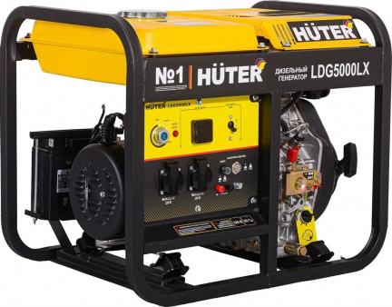 Электрогенератор дизельный LDG 5000LX Huter