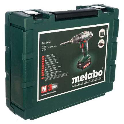 Аккумуляторная дрель-шуруповерт Metabo BS 14,4 (кейс)