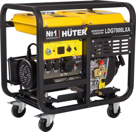 Электрогенератор дизельный LDG 7000LXА Huter