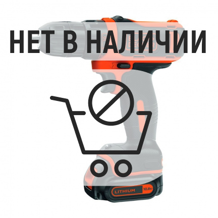 Аккумуляторная дрель-шуруповерт Black&Decker BDCDD12K