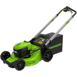 Аккумуляторная газонокосилка Greenworks GD40LM48SPK4 