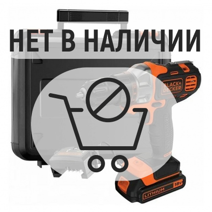 Аккумуляторная дрель-шуруповерт Black&Decker MT218K
