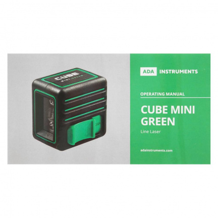 Лазерный уровень ADA Cube MINI Green Professional Edition