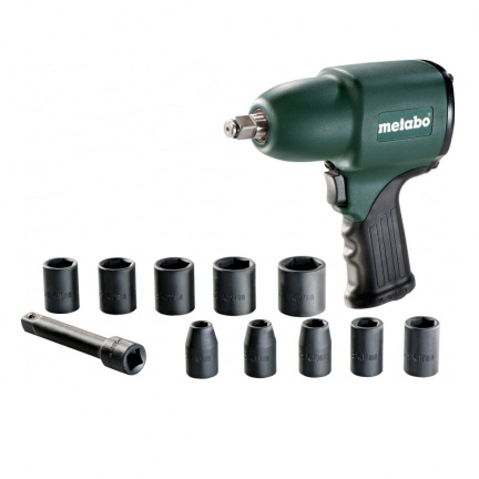 Гайковерт пневматический Metabo DSSW 360 Set 1/2" ударный+ набор головок