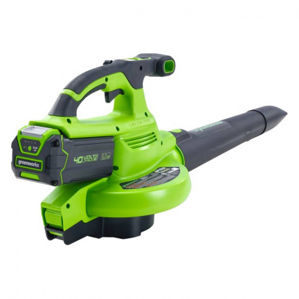 Аккумуляторная воздуходувка Greenworks GD40BVIIK5