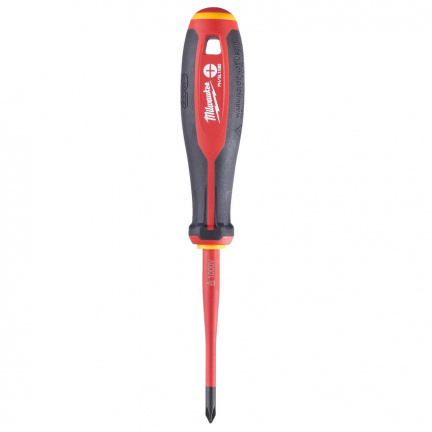 Отвертка диэлектрическая Milwaukee VDE PH/SL1X80мм (733)