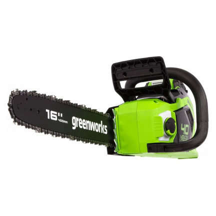 Аккумуляторная цепная пила Greenworks GD40CS18k2 40v