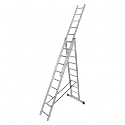 Лестница алюминиевая STAIRS трехсекционная 3x12 ступеней (AL312)