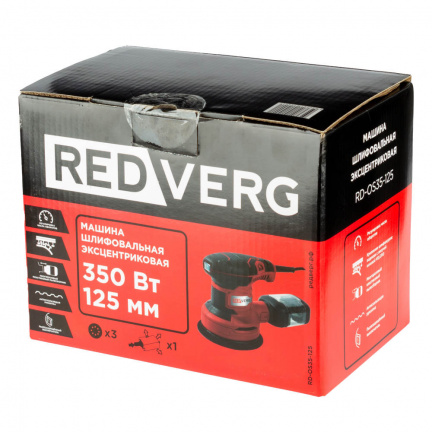 Эксцентриковая шлифмашина REDVERG RD-OS35-125