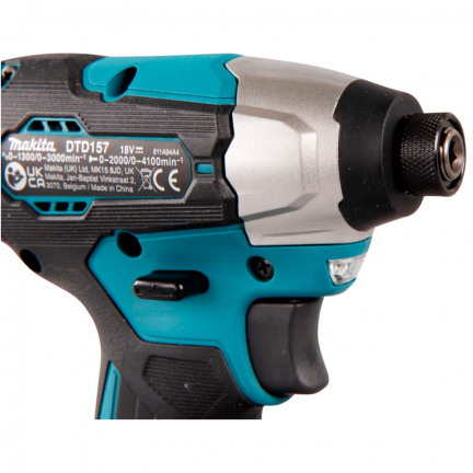 Аккумуляторная дрель-шуруповерт Makita DTD157Z ударная (без акк, без з/у)