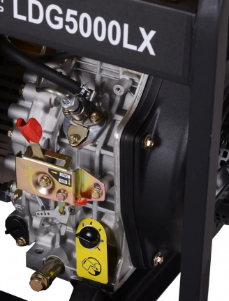 Электрогенератор дизельный LDG 5000LX Huter