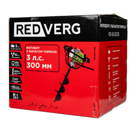 Мотобур REDVERG RD-EA262B