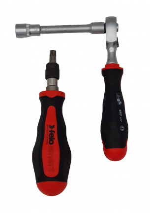 Felo Набор бит SL/PH/Tx/HEX и головок с трещоткой ERGONIC и рукояткой SMART в кейсе, 29 шт 06081506