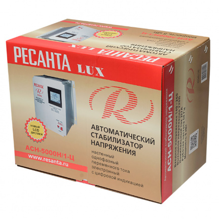 Стабилизатор напряжения Ресанта Lux АСН- 5000 Н/1-Ц