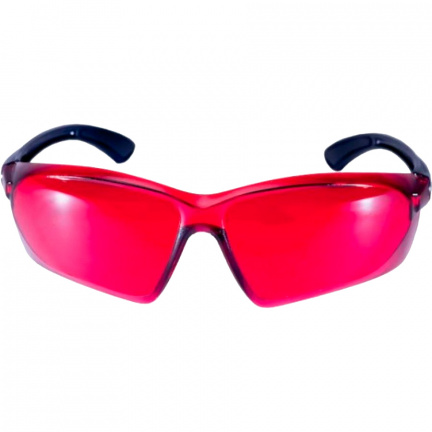 Очки защитные для работы с лазерными приборами ADA VISOR RED Laser Glasses красные