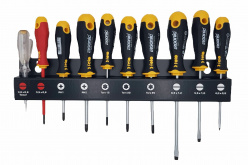 Felo Набор отверток Ergonic, Отвертка диэлектрическая и отвертка тестер напряжения 10 шт 40091013