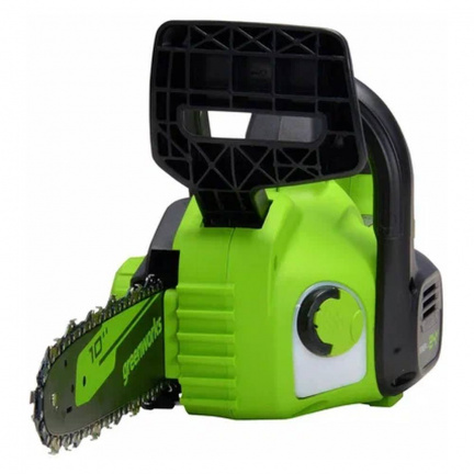 Аккумуляторная цепная пила Greenworks G24CS25 (без акк, без з/у)(7707)