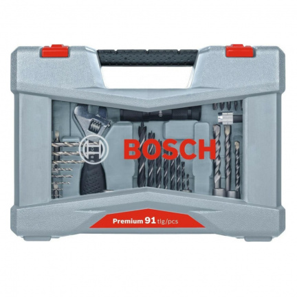 Набор сверл, бит и насадок Bosch Premium Set-91 91 предмет (235)