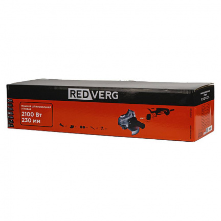 Машина шлифовальная угловая REDVERG RD-AG2100-230S