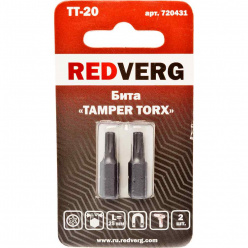 Бита REDVERG TT20х25мм 2шт (720431)