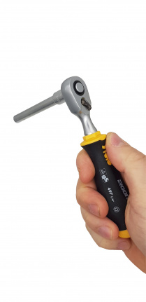 Felo Набор стержней M-TEC с трещоткой и отверткой 1/4" ERGONIC в кейсе, 10 шт 05781006