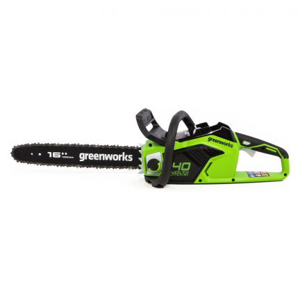 Аккумуляторная цепная пила Greenworks GD40CS18k2 40v