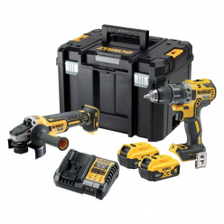 Набор аккумуляторного инструмента DeWalt DCK2020P2T (шуруповерт DeWalt DCD791+УШМ DeWalt DCG405)